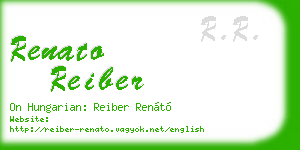 renato reiber business card